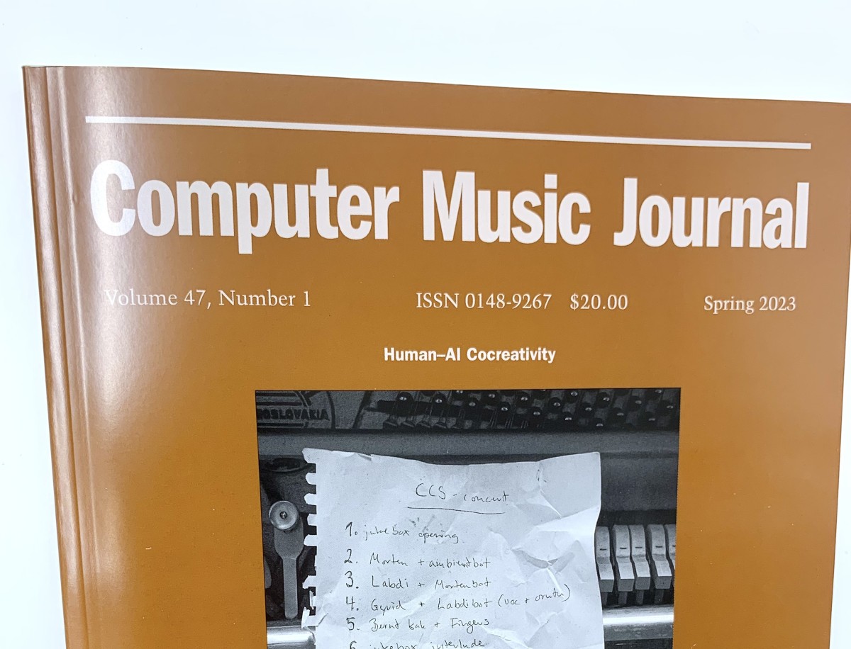 Computer Music Journal article: “An End-to-End Musical Instrument System That Translates Electromyogram Biosignals to Synthesized Sound”