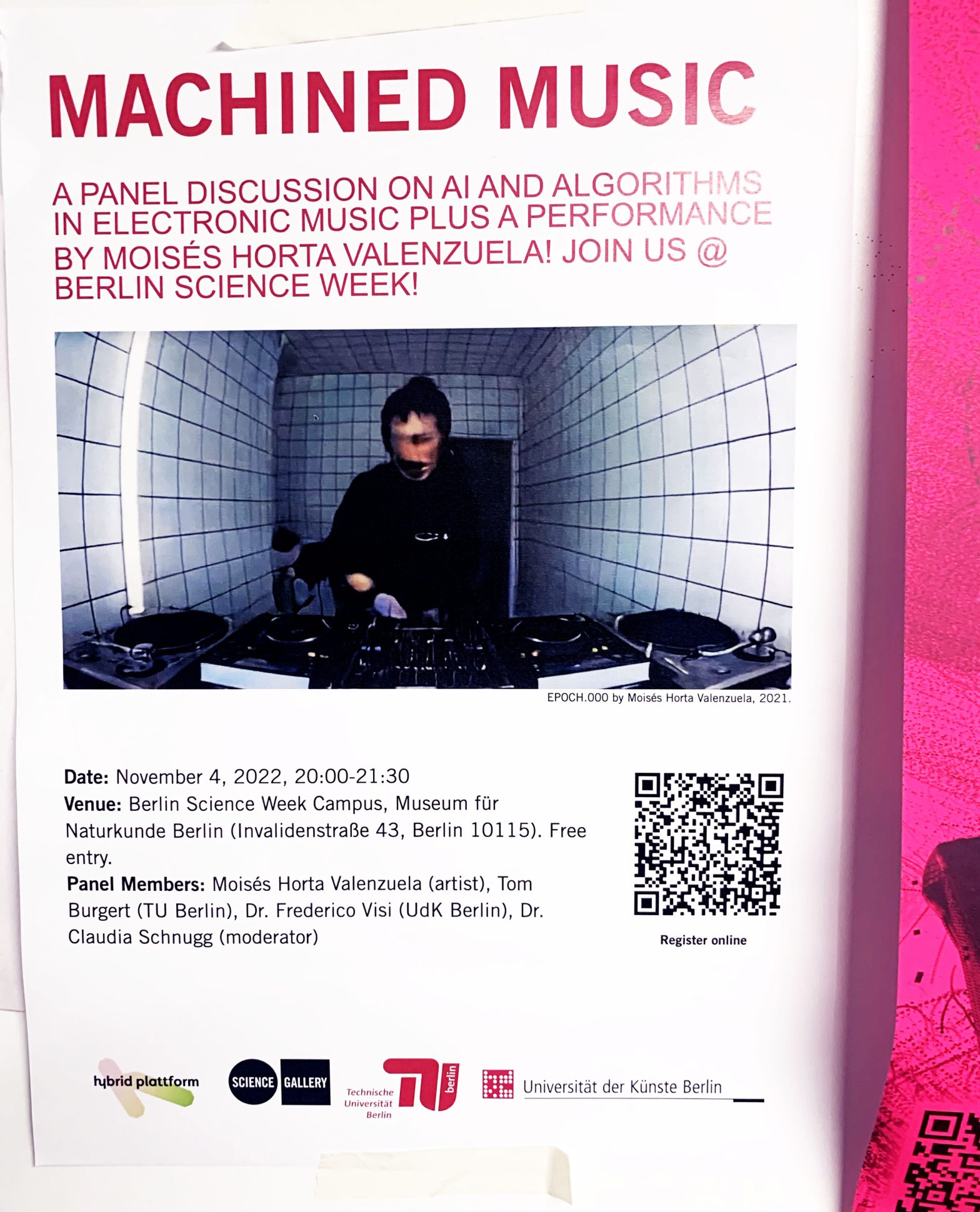 Machined Music: panel discussion at Berlin Science Week